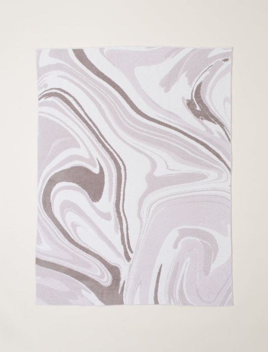 CozyChic® Marbled Blanket - Sand Multi