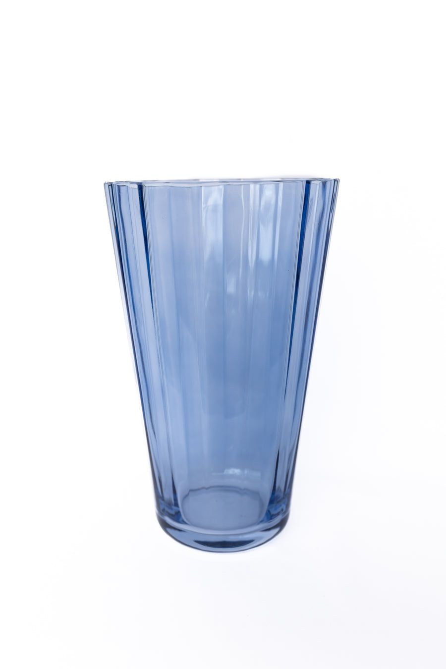 ESTELLE COLORED SUNDAY VASE - {COBALT BLUE}