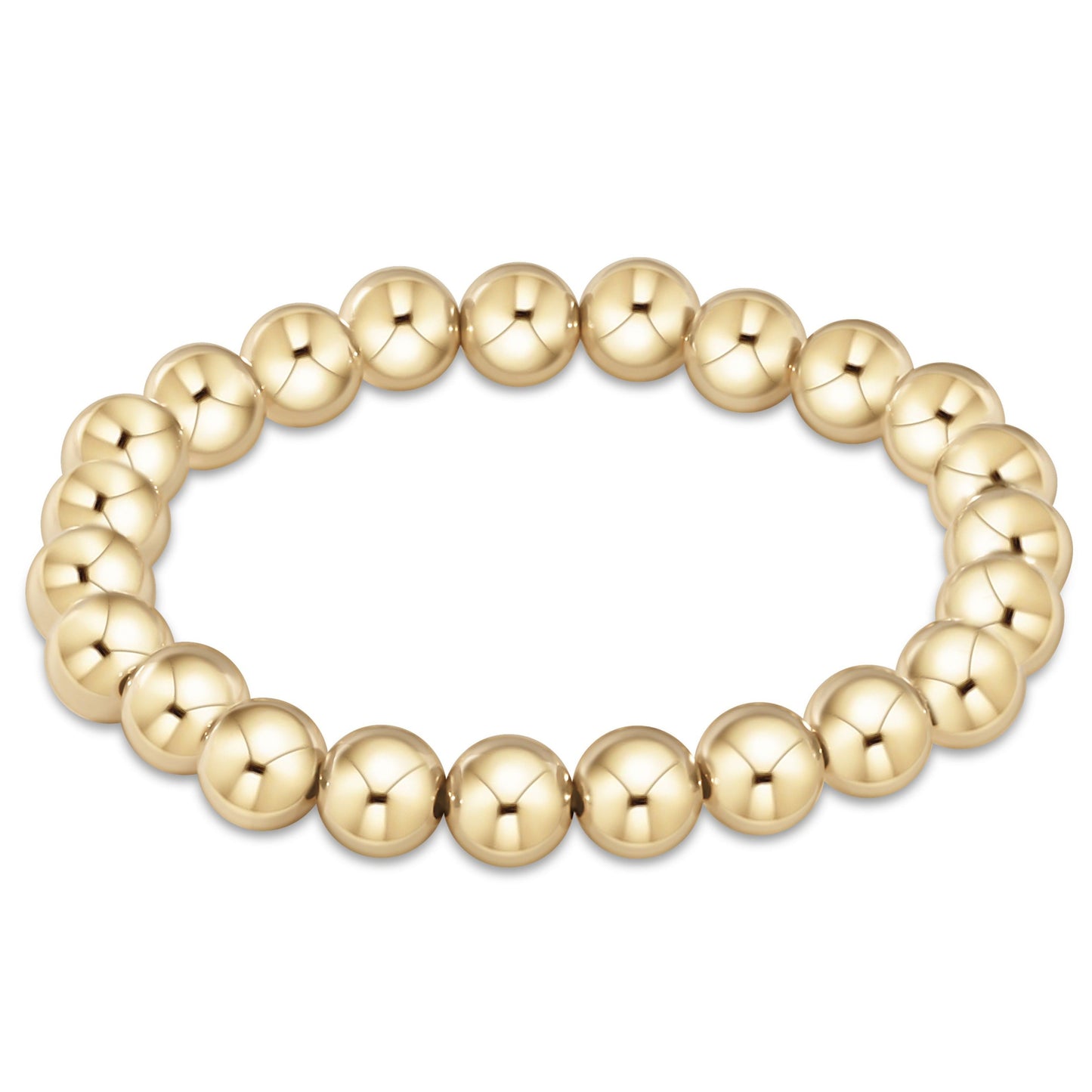 eNewton - Classic Gold 8mm Bead Bracelet
