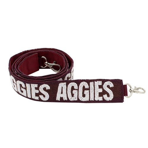 Collegiate Beaded Strap - Texas A&M University - Spinout
