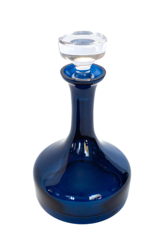 ESTELLE COLORED DECANTER - VOGUE {MIDNIGHT BLUE}