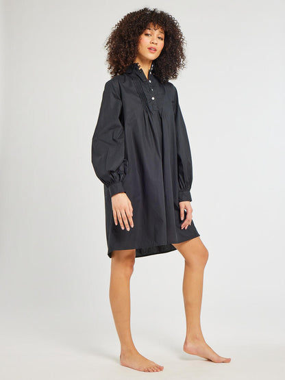 MILLE - Bonnie Dress - Black Poplin