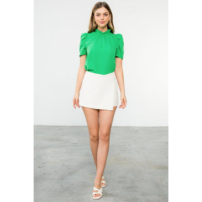 Short Sleeve Top - Green