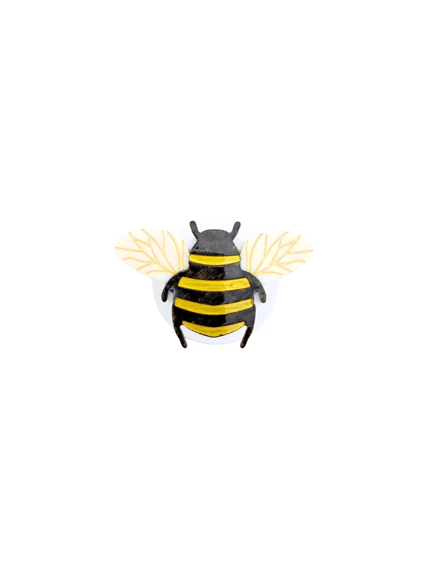 Hand-Painted Honey Bee Gripcharm | Eco-Friendly