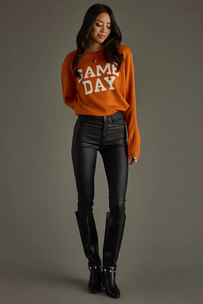 Game Day Sweater - Orange