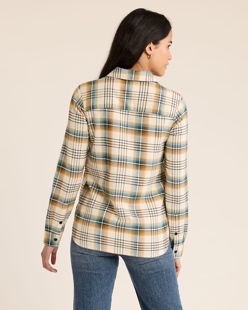 PENDLETON - Madison Flannel Shirt - Cream Multi Plaid