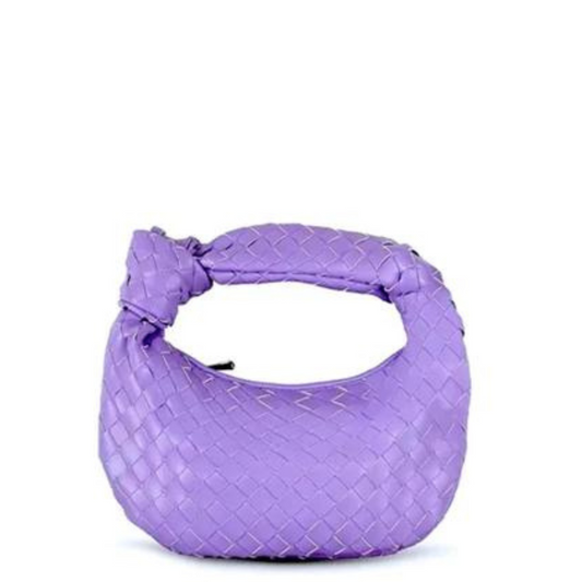 Braided Hattie Bag - Purple