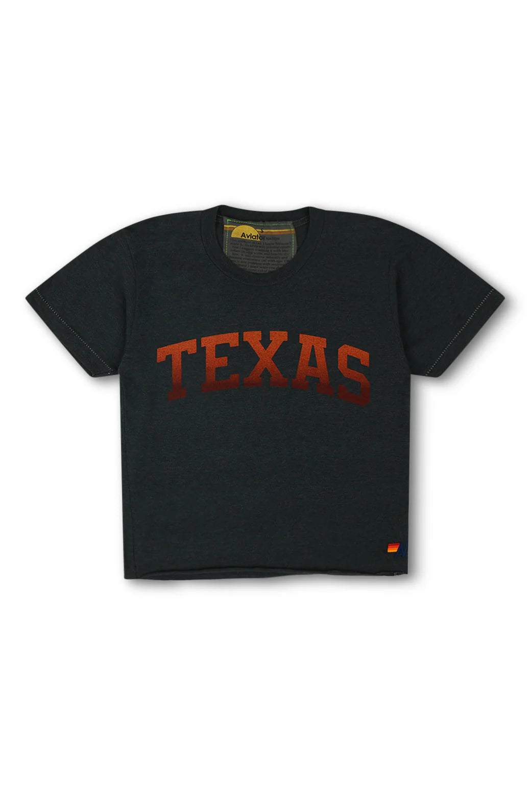 Aviator Nation - University of Texas Bolt Boyfriend Tee - Charcoal