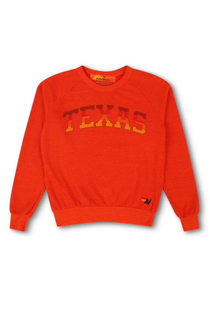 Aviator Nation - University of Texas Crew Sweatshirt - Orange