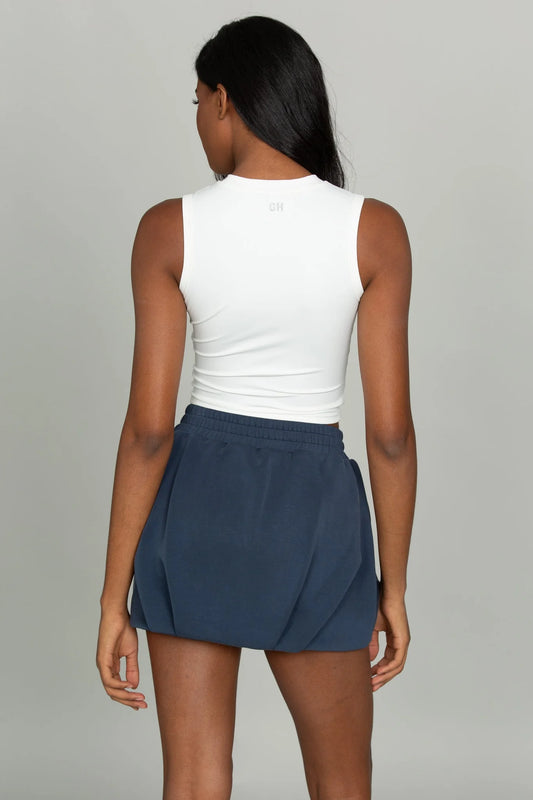 Stone Navy LuxeSoft™ Bubble Skirt