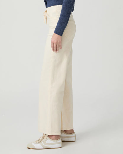 Ari Wide Leg Pant - Quartz Sand