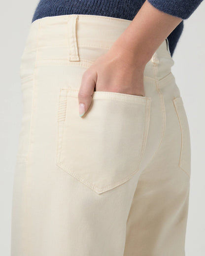 Ari Wide Leg Pant - Quartz Sand
