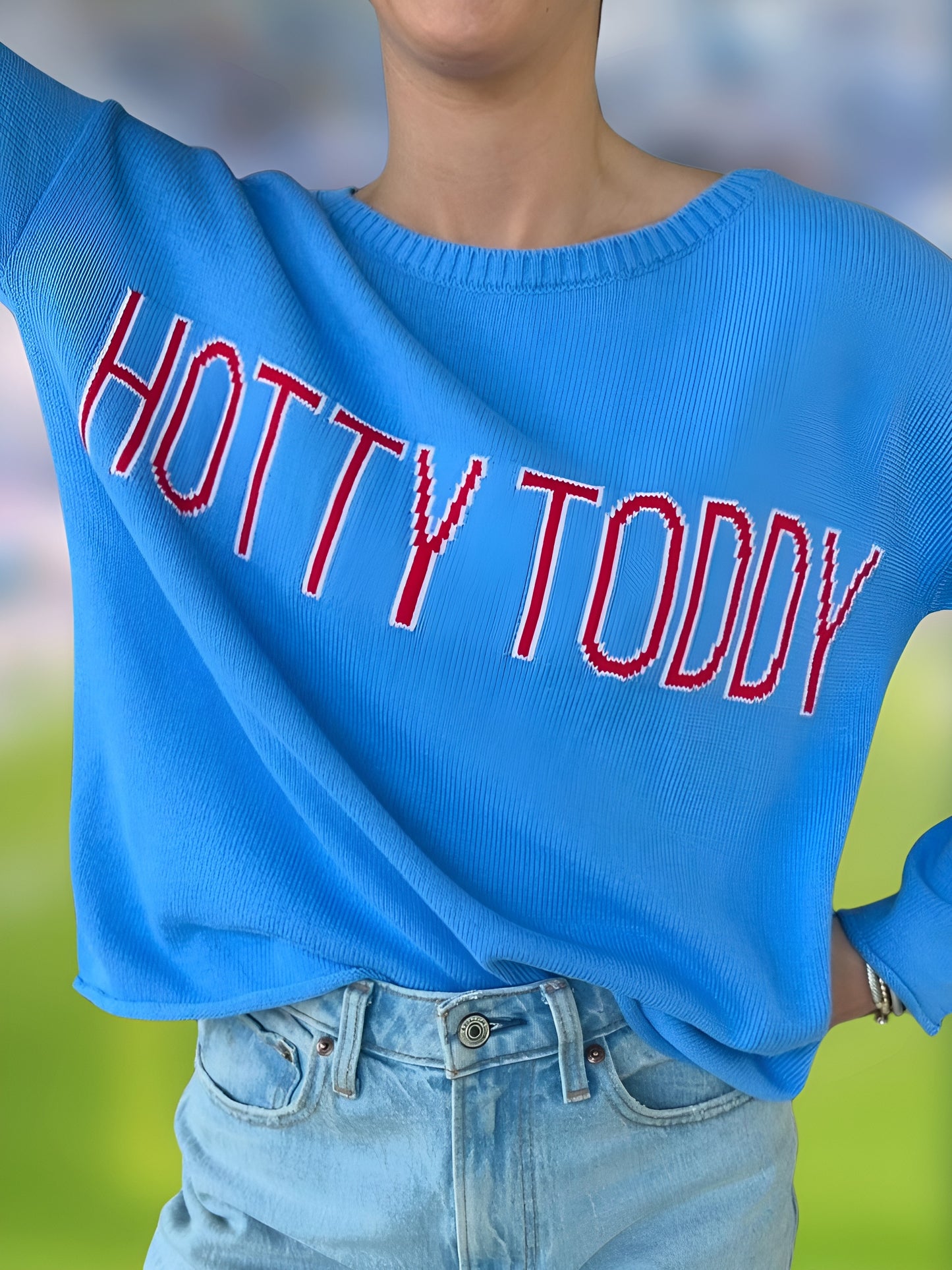 Long Sleeve Knit Sweater - Hotty Toddy