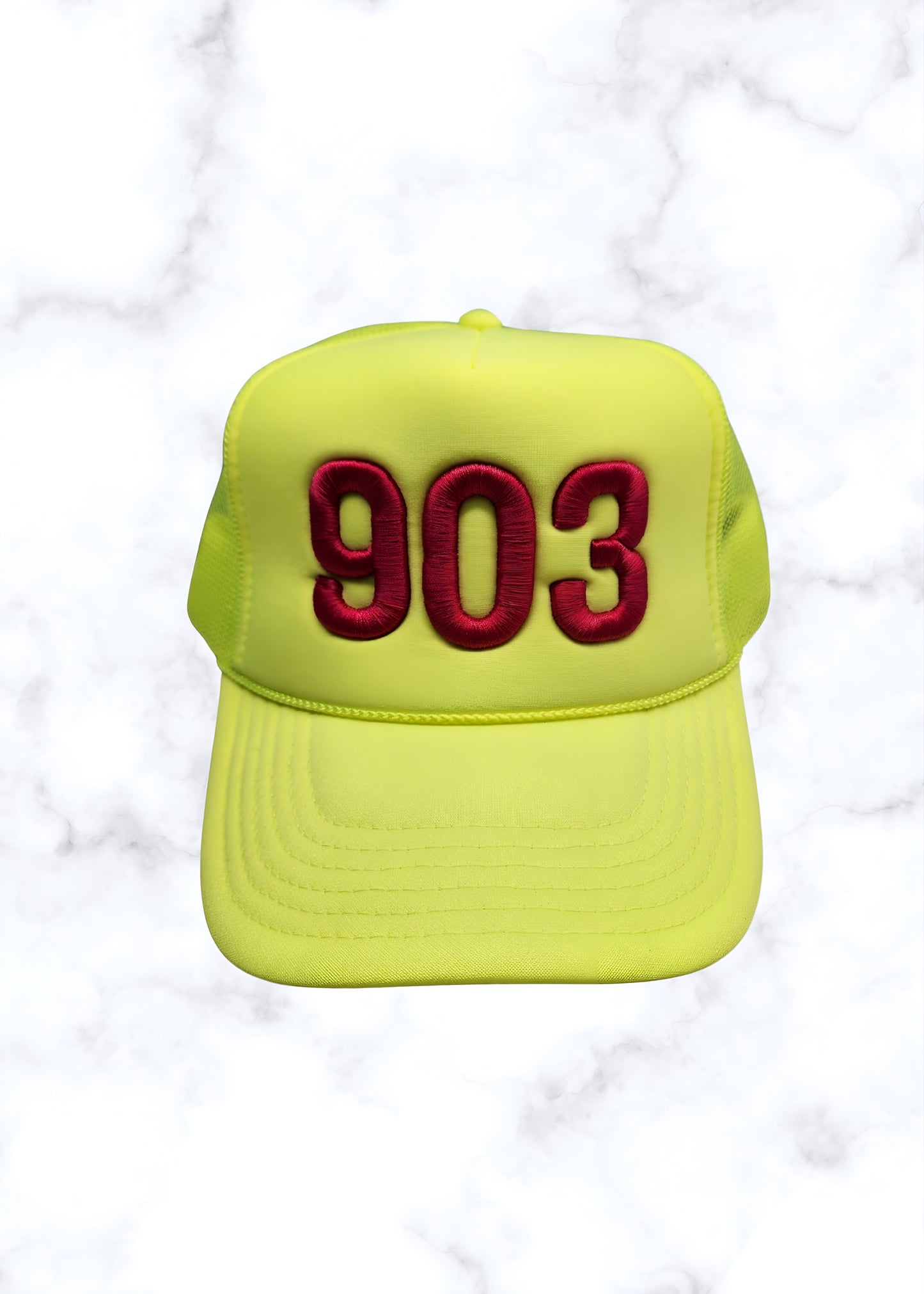 903 Trucker Hat - Neon Yellow & Magenta