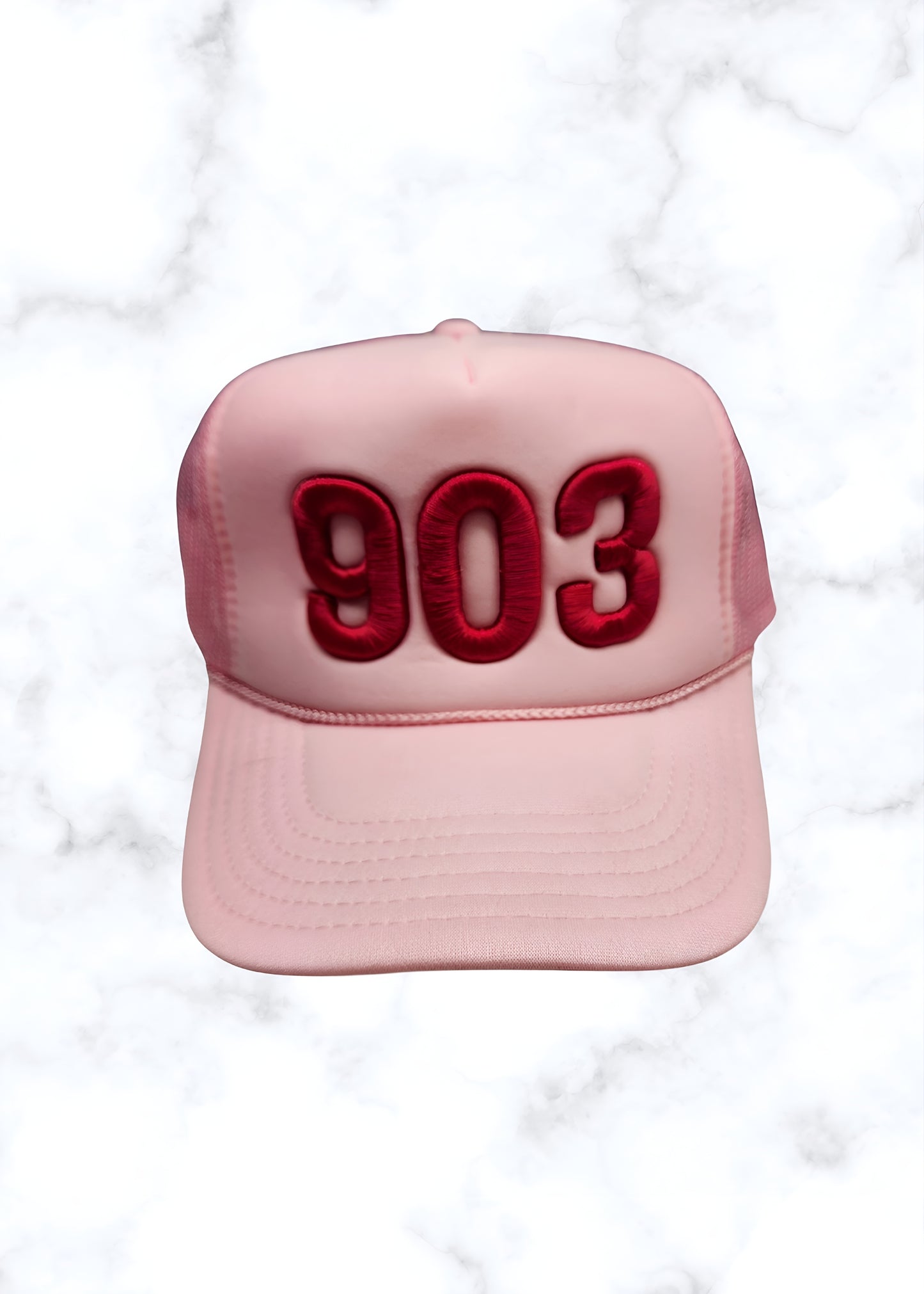 903 Trucker Hat - Light Pink & Magenta