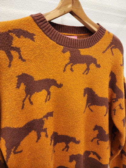 THML - Knit Horse Sweater - Rustic