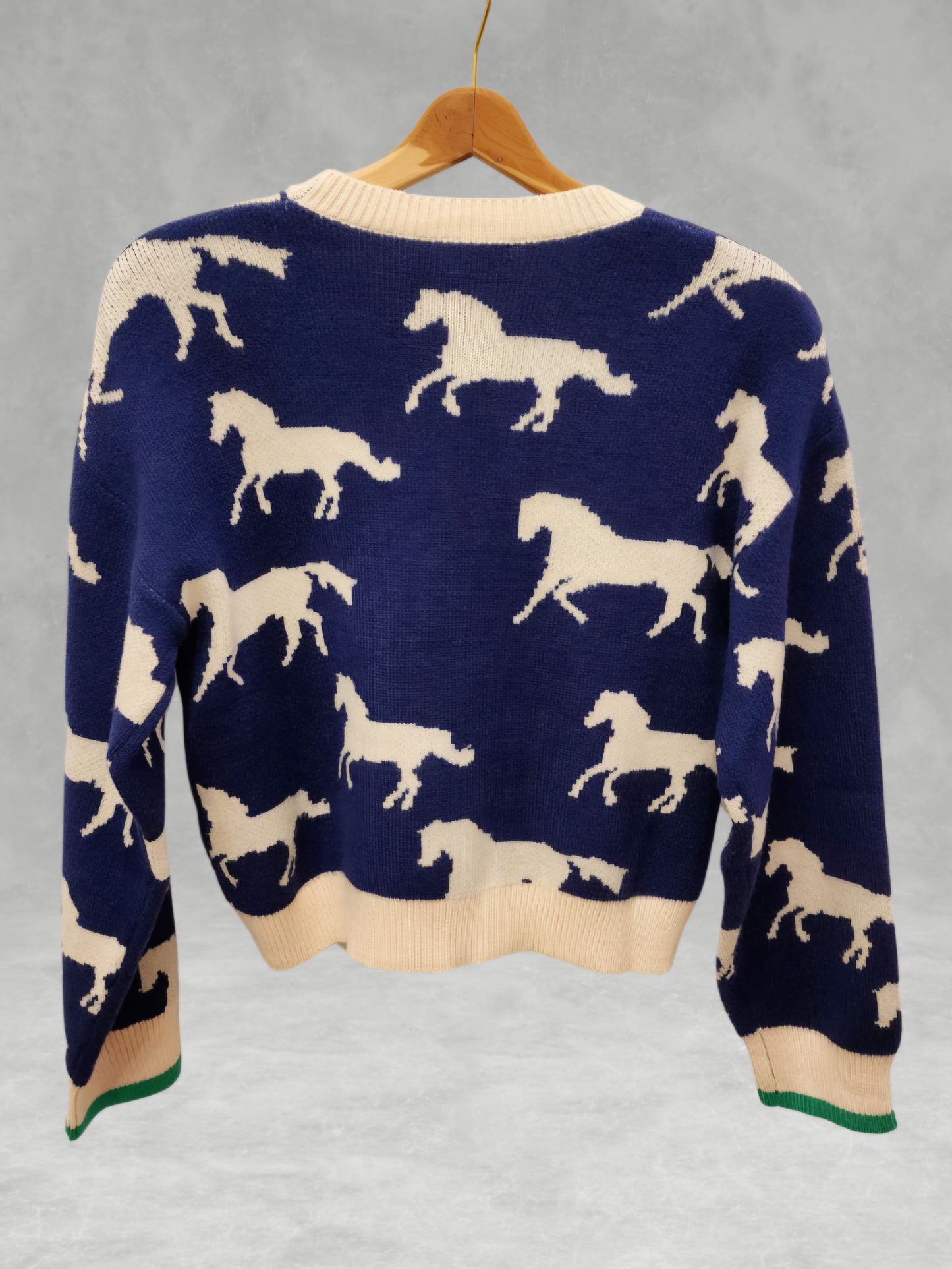 THML - Knit Horse Sweater - Navy