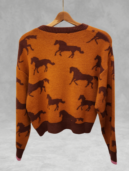 THML - Knit Horse Sweater - Rustic