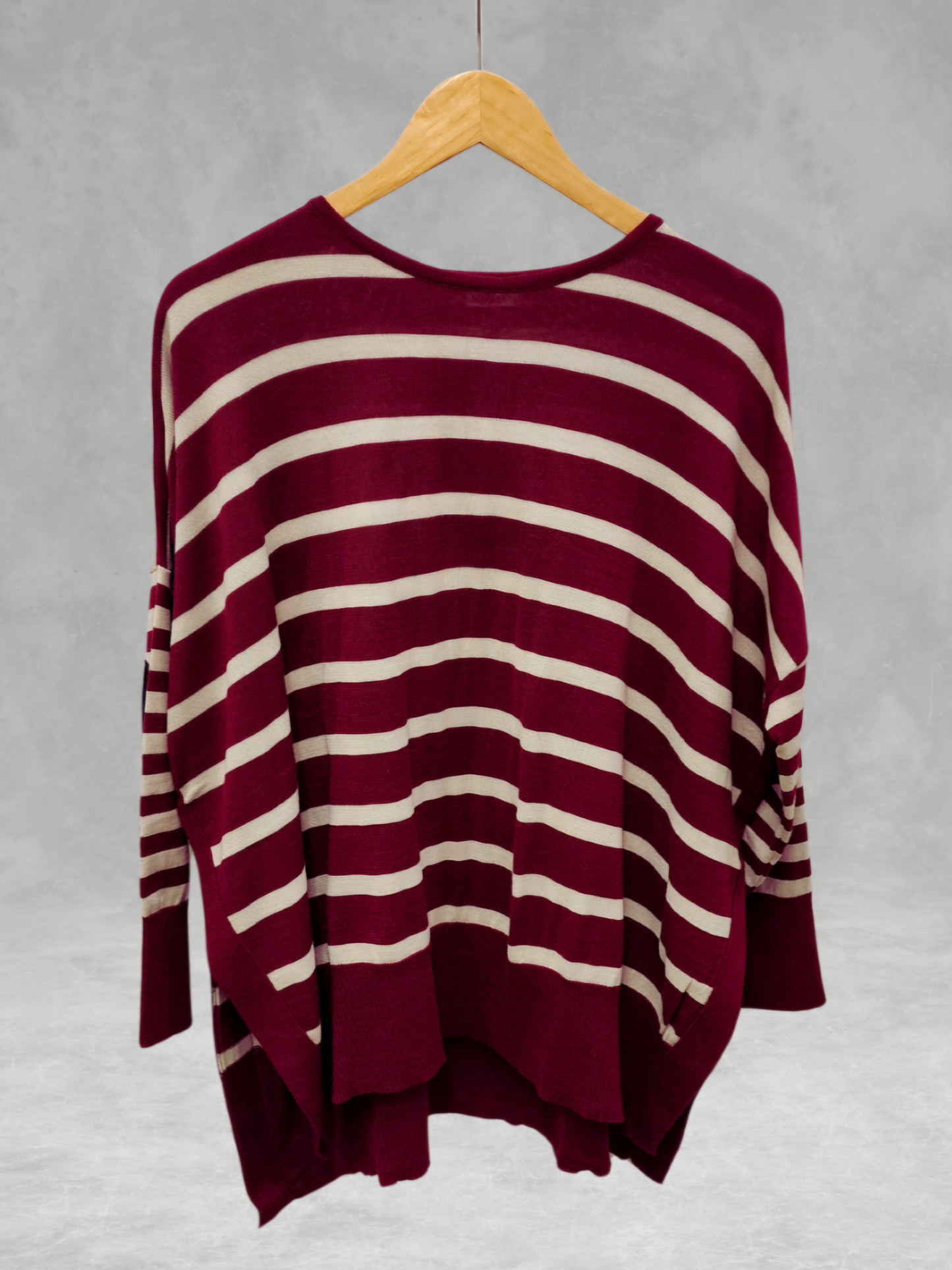 MerSea - Amour Sweater - Wine + Navy