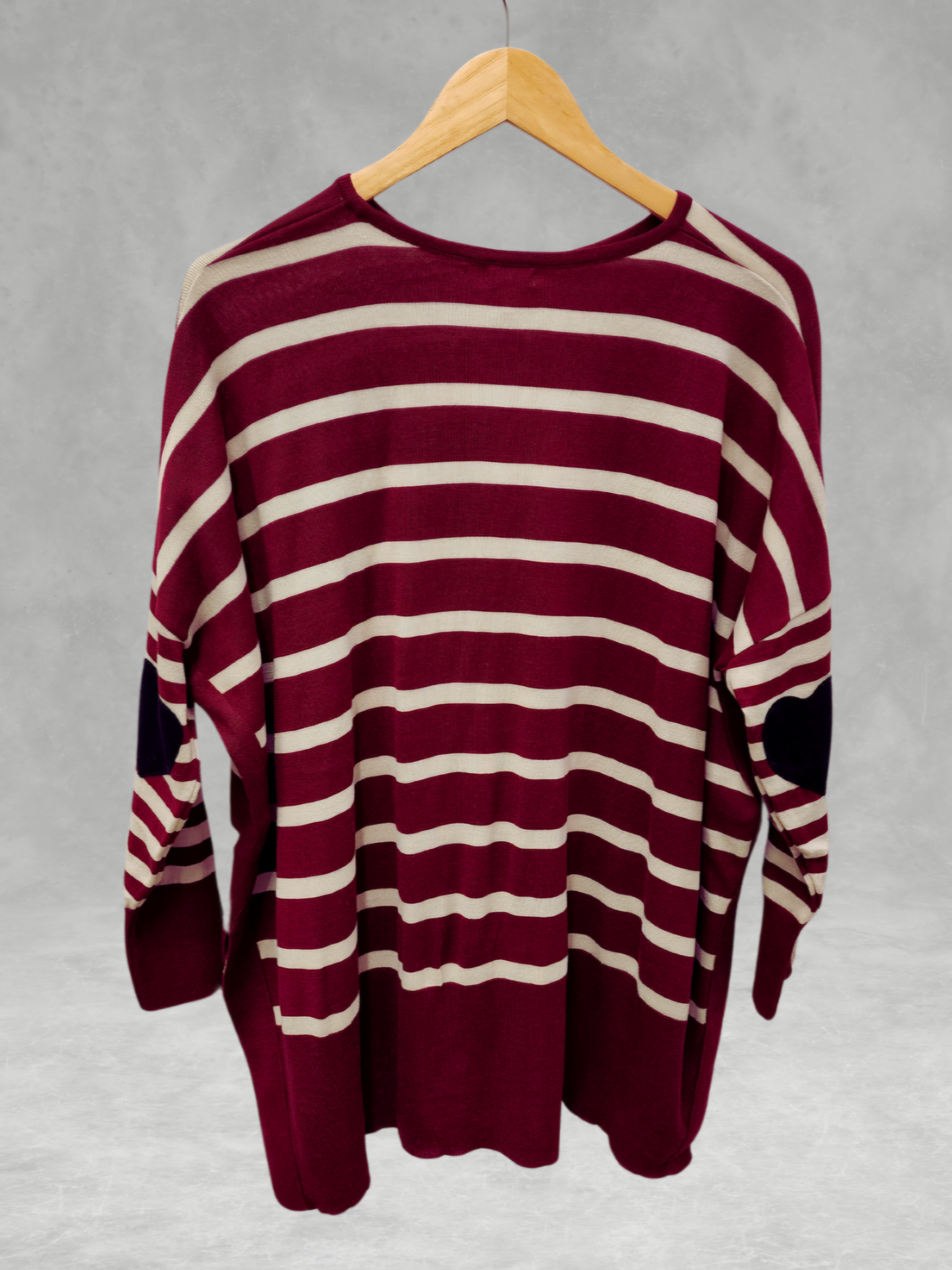 MerSea - Amour Sweater - Wine + Navy