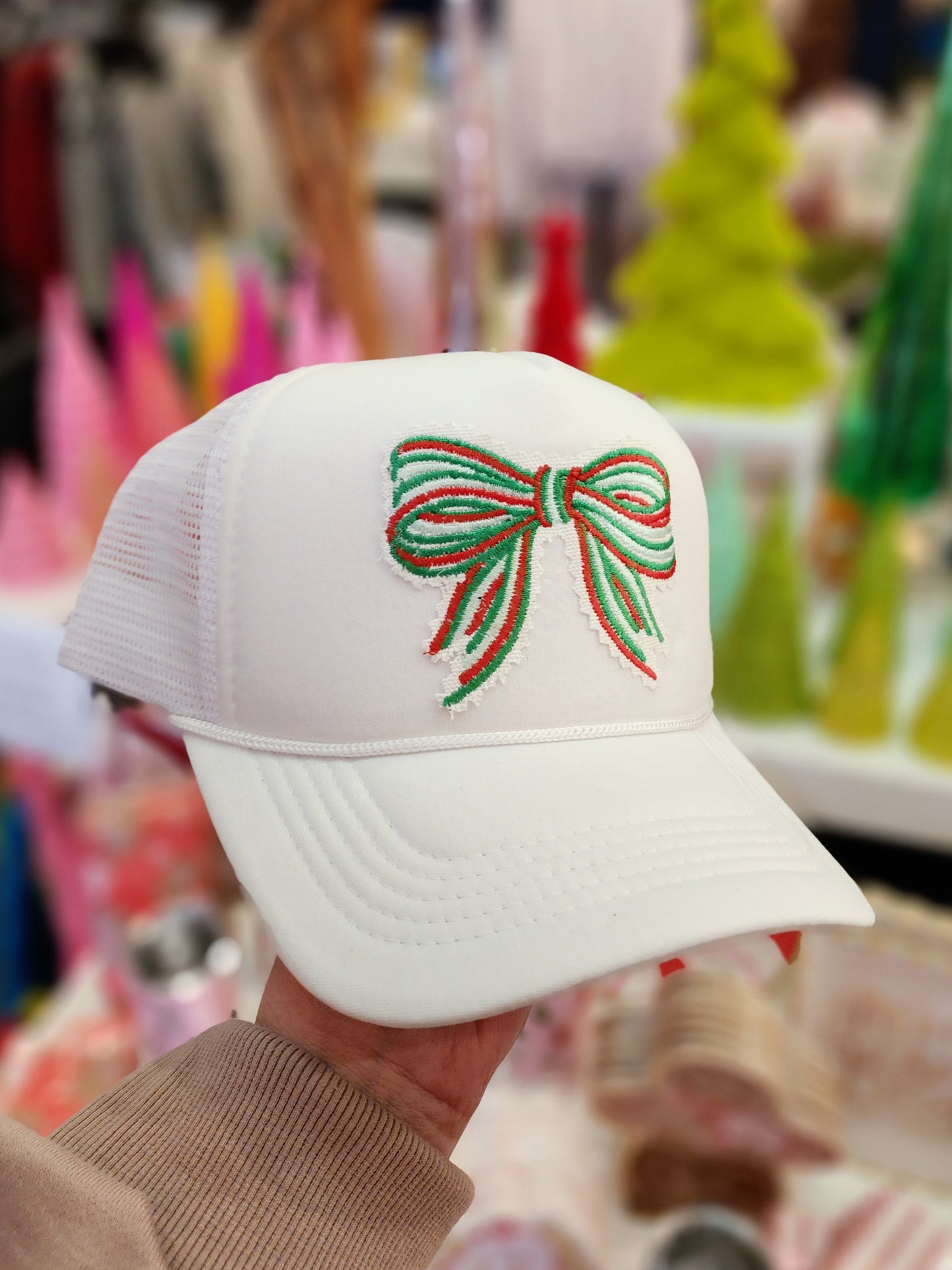 Holiday Bow Trucker Hat