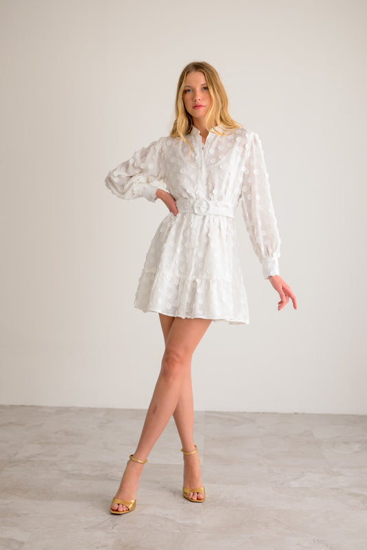 Elizabeth Mini Dress - Ivory