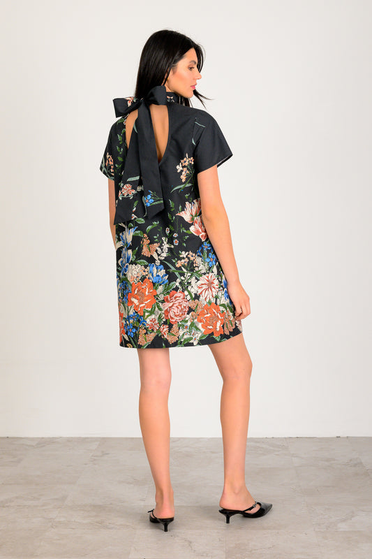 Rory Dress - Black Multi