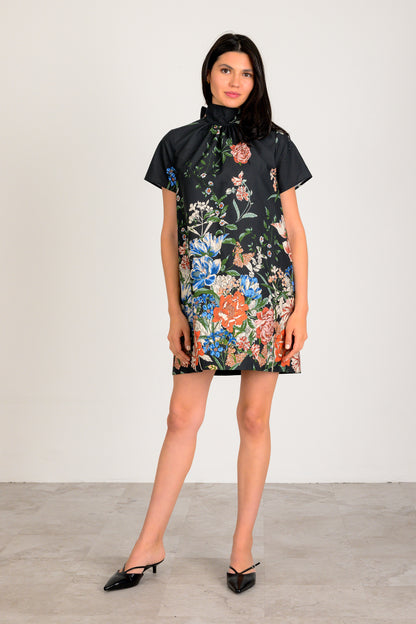 Rory Dress - Black Multi