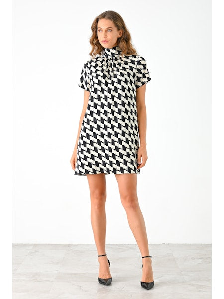 Rory Dress - Black/Cream