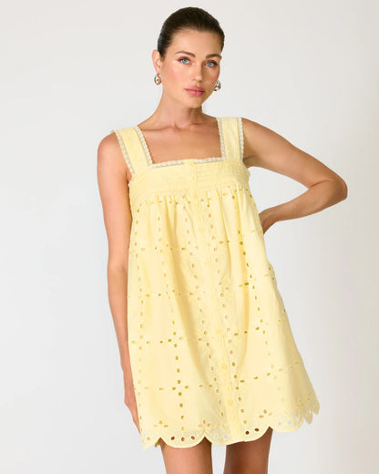 Marga Mini Dress - Yellow