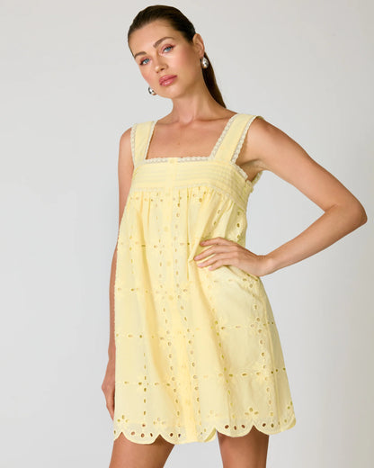 Marga Mini Dress - Yellow