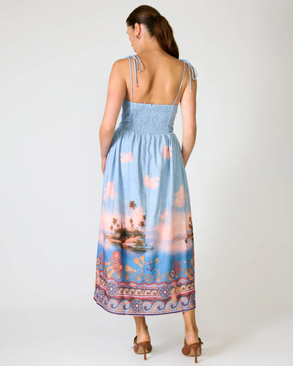 Pernille Maxi Dress- Blue Multi