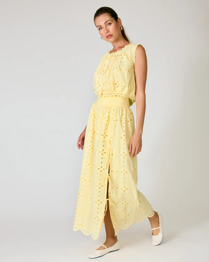 Marga Top & Skirt Set - Yellow