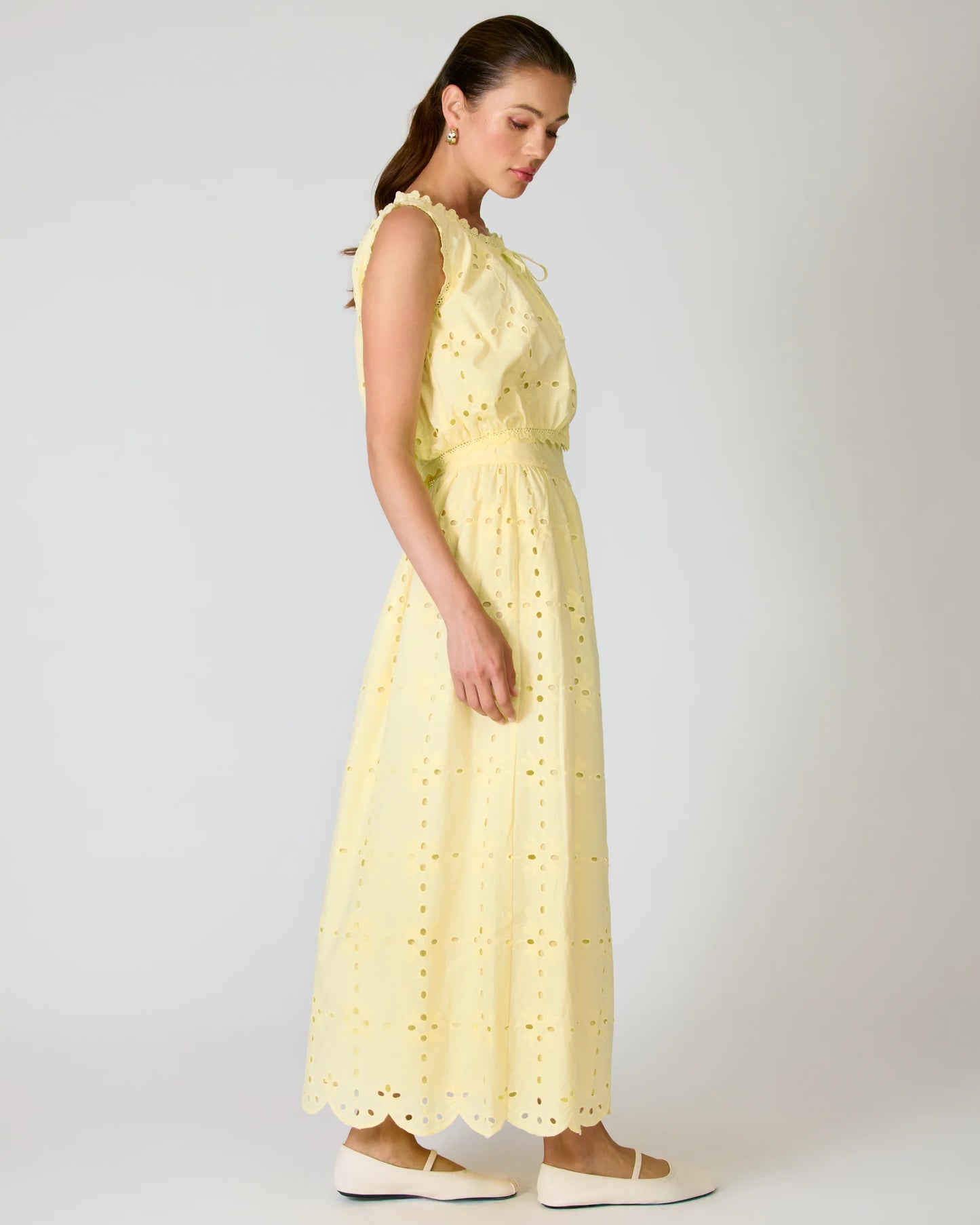 Marga Top & Skirt Set - Yellow