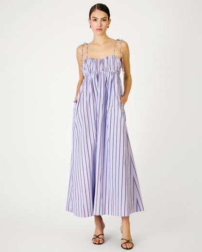 Andi Maxi Dress - Purple Stripe
