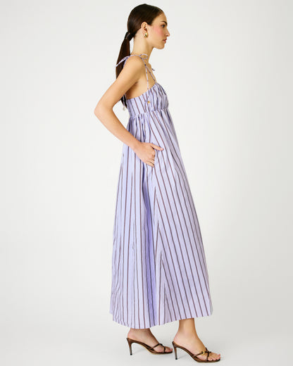 Andi Maxi Dress - Purple Stripe