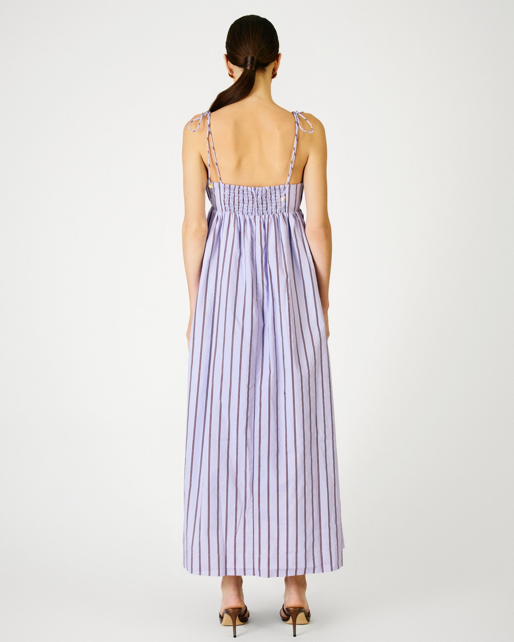 Andi Maxi Dress - Purple Stripe