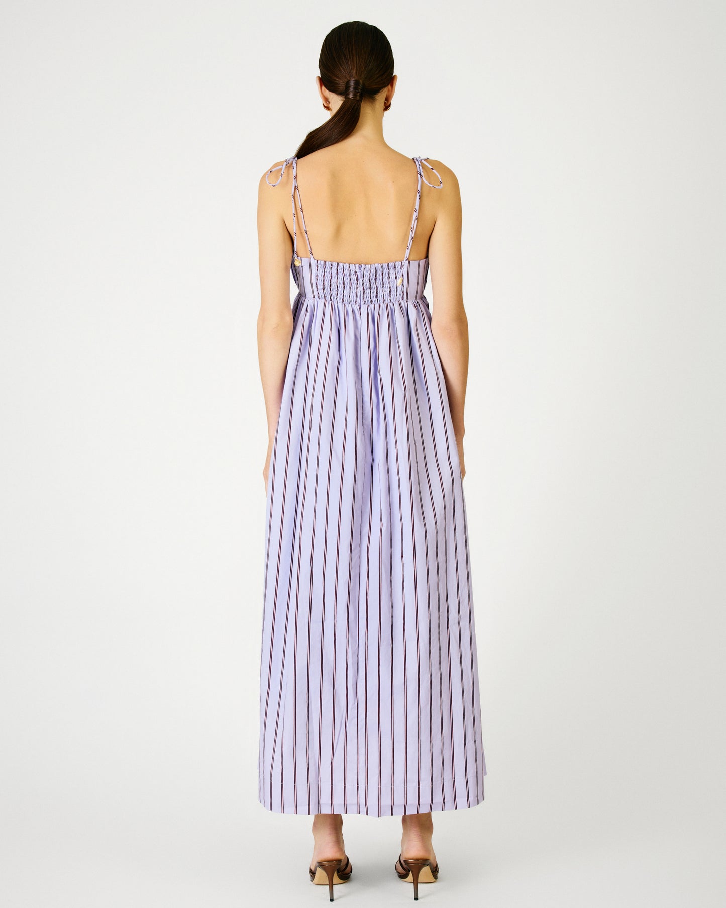 Andi Maxi Dress - Purple Stripe