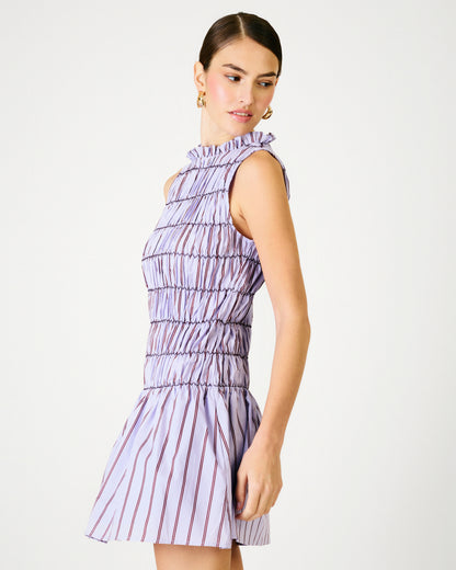 Andi Mini Dress - Purple Stripe