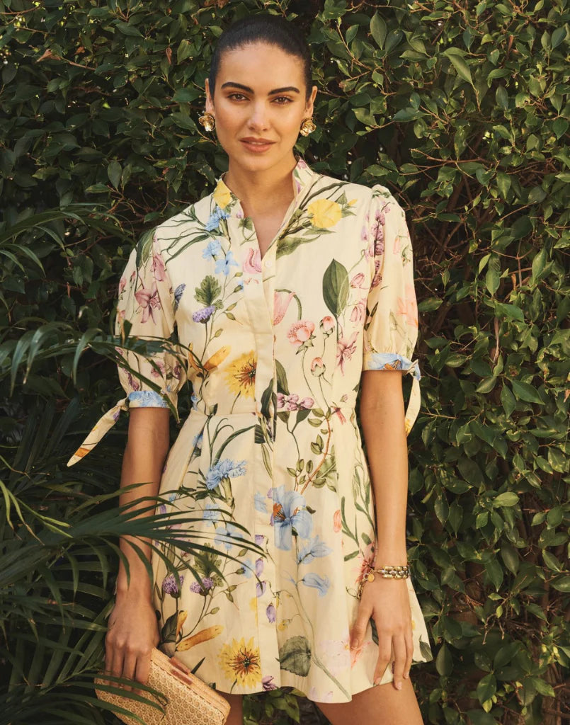 Brooklyn Mini Dress - Blooming Vine