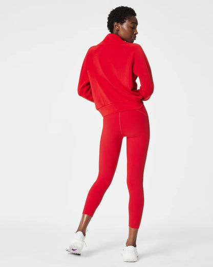 Spanx - AirEssentials Half Zip - Red