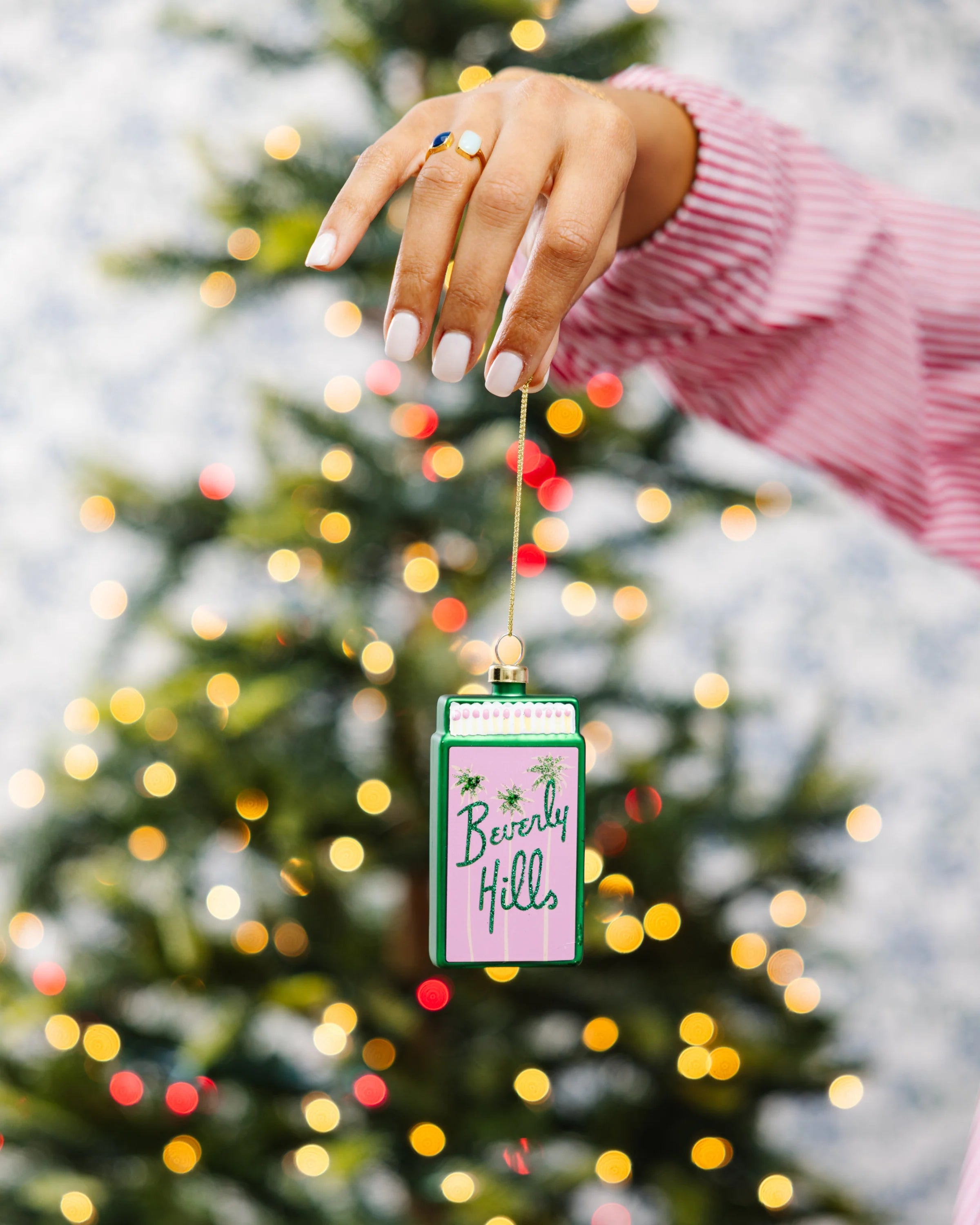 Matchbook Ornament - Beverly Hills