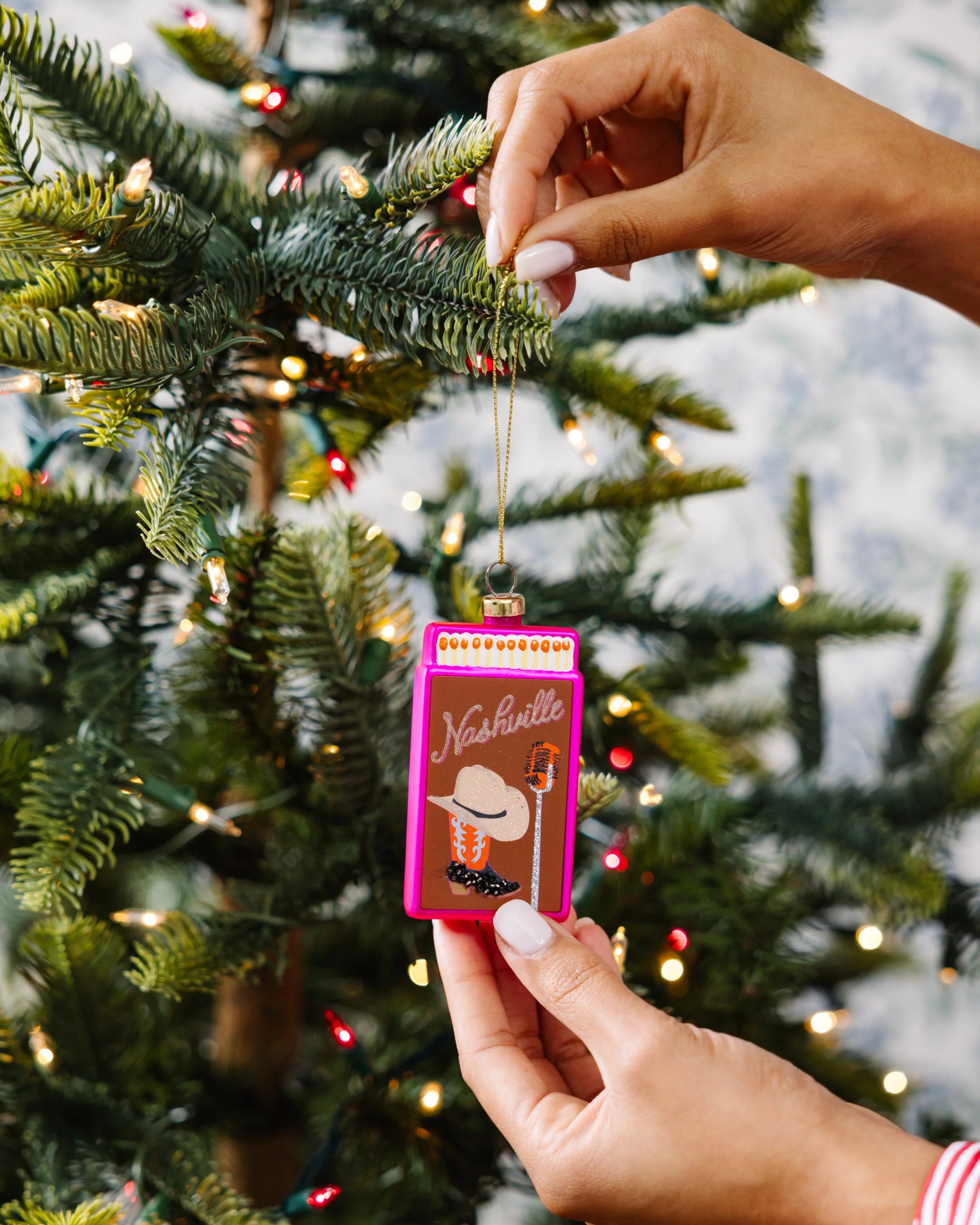 Matchbook Ornament - Nashville