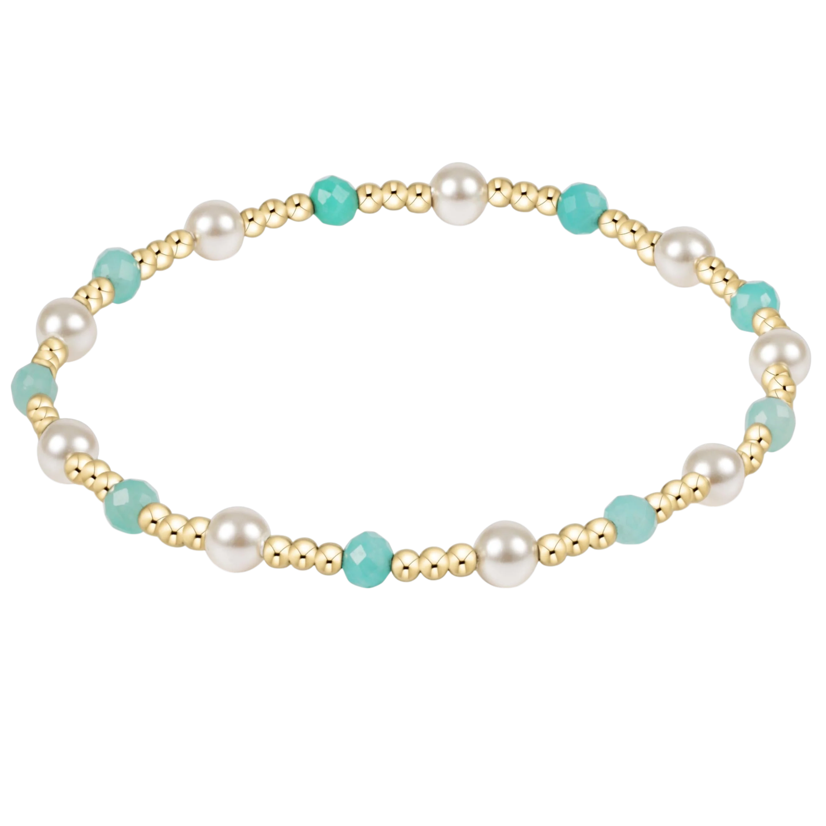 Pearl Sincerity 4mm Gem Bracelet - Amazonite