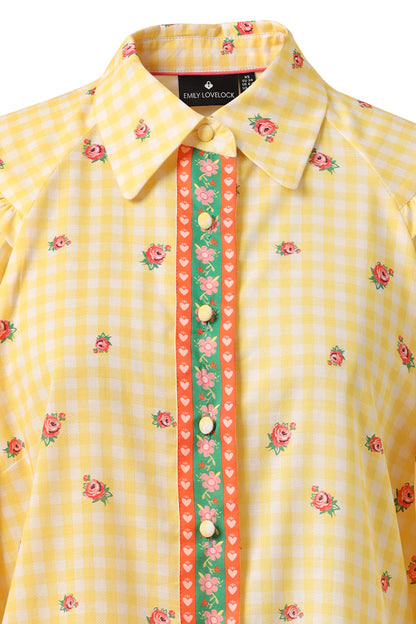 Emily Lovelock - Edie Top - Lemon Drop