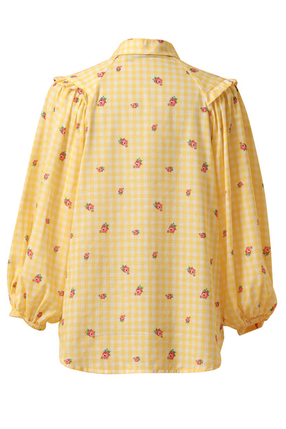 Emily Lovelock - Edie Top - Lemon Drop