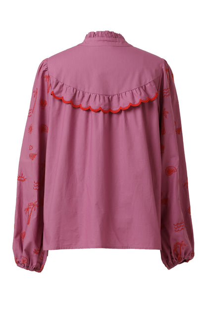 Emily Lovelock - Candice Top - Mulberry