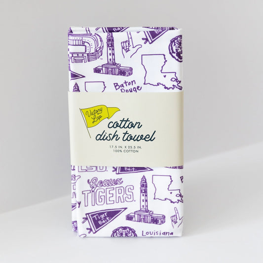 LSU Cotton Dish Towel