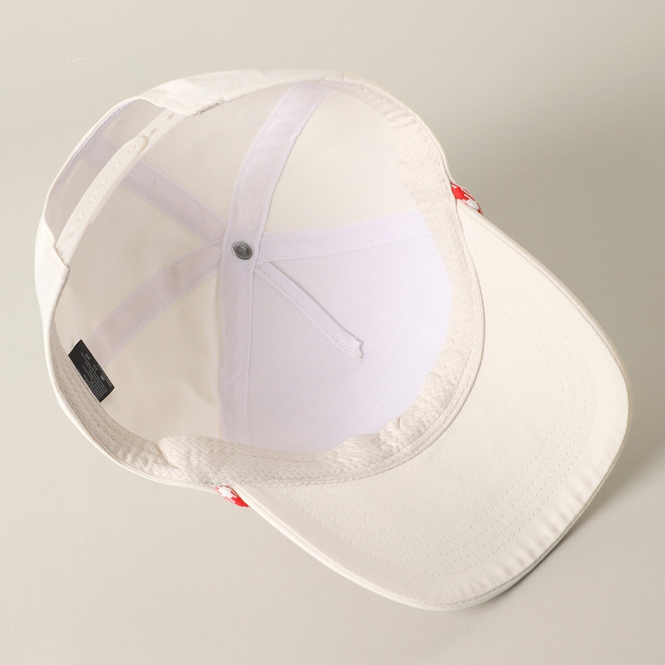 USA Patch Rope Trucker Hat - Red