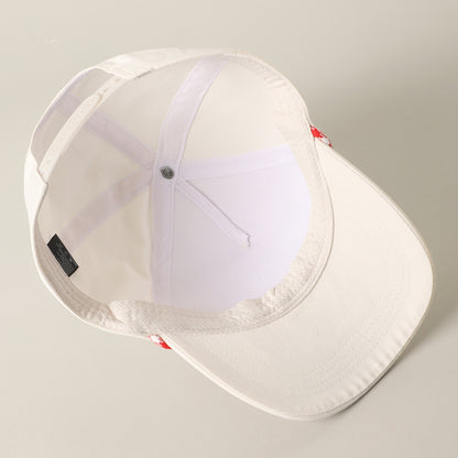USA Patch Rope Trucker Hat - Red